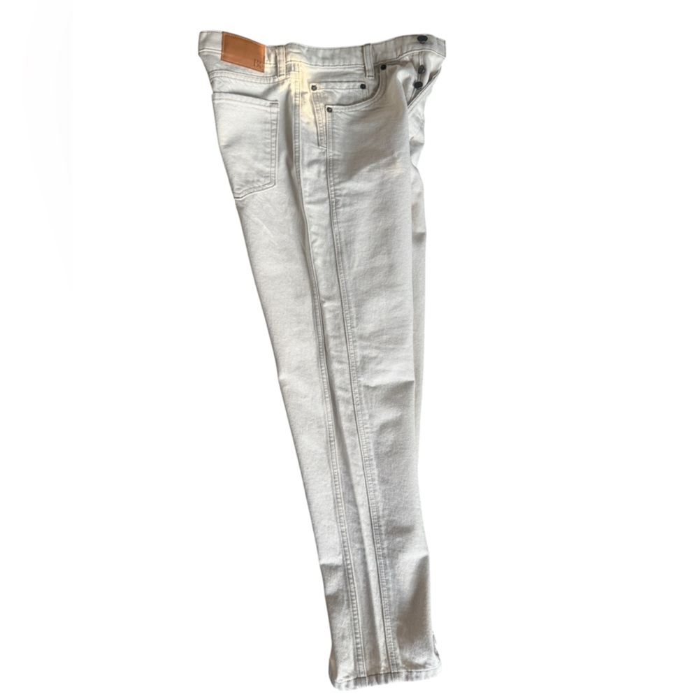 Banana Republic Premium Denim Ranger High-Rise Straight Jeans - Size 27 Ecru - Picture 9 of 10